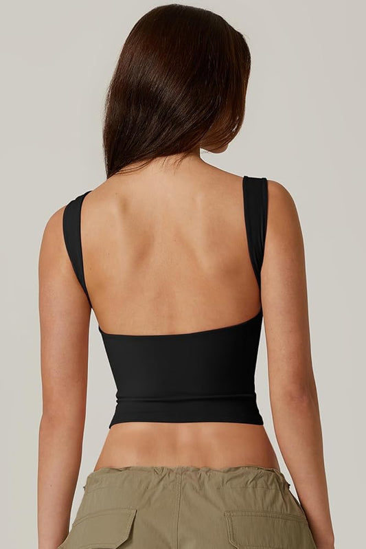 ELARA™ Backless Tank Top