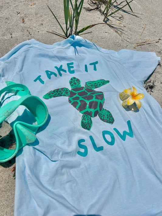 “slow down” tee