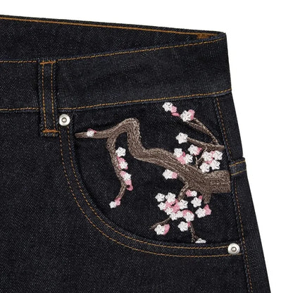 Cherry Blossom Denim Jeans