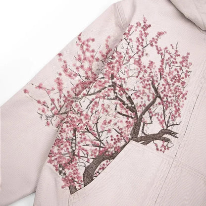 Cherry Blossom Zip Up Jacket