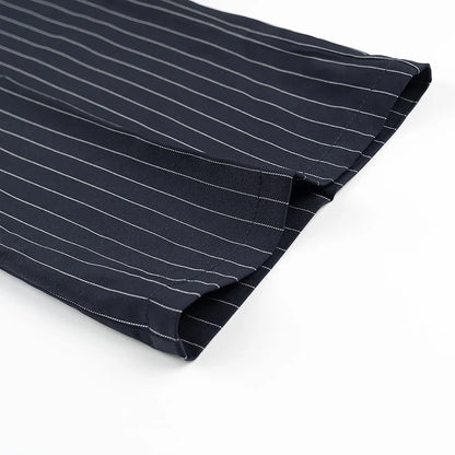 Black Pinstripe Pants