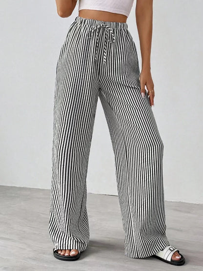 Summer Pinstripe Pants