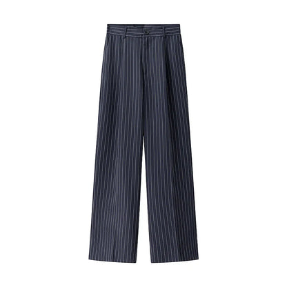 Black Pinstripe Pants
