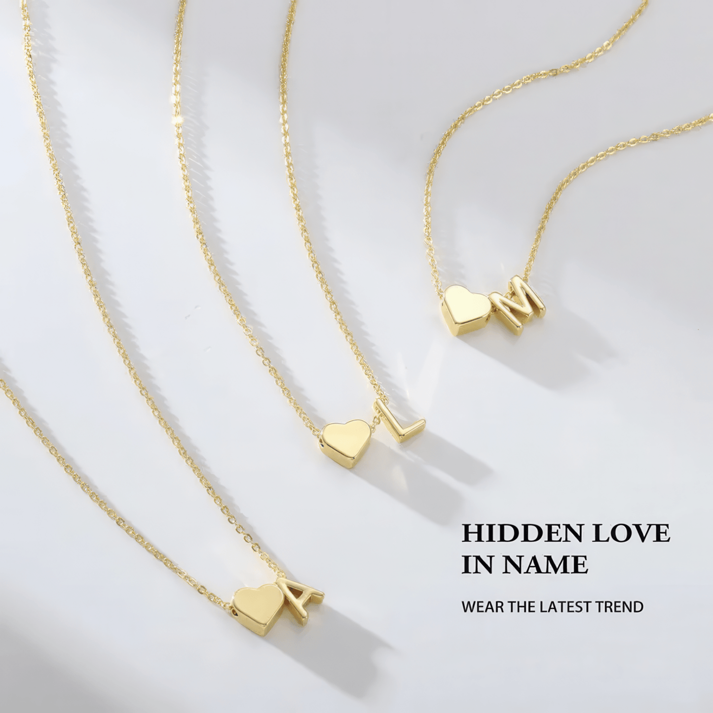 Initial Heart Necklace