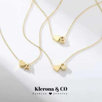 Initial Heart Necklace