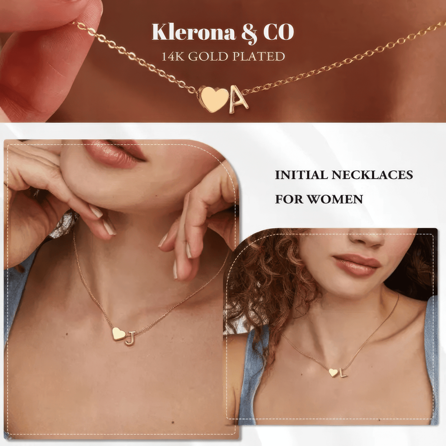 Initial Heart Necklace