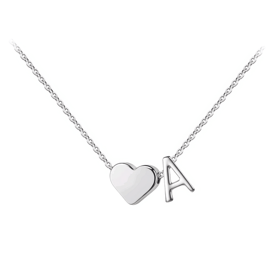 Initial Heart Necklace