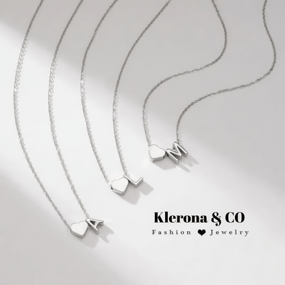 Initial Heart Necklace